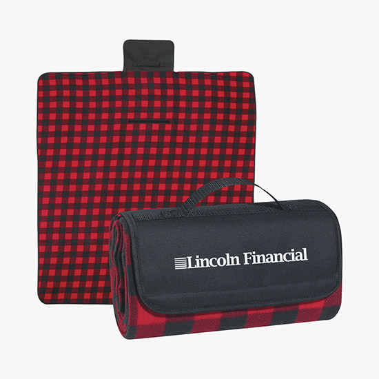 Tartan Roll-Up Picnic Blanket - 24-Hour Production