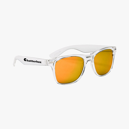 Crystal Mirrored Malibu Sunglasses - 24-Hour Production