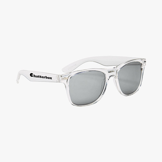 Crystal Mirrored Malibu Sunglasses - 24-Hour Production