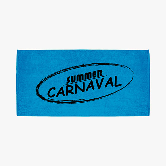 Premium Velour Beach Towel - Colored