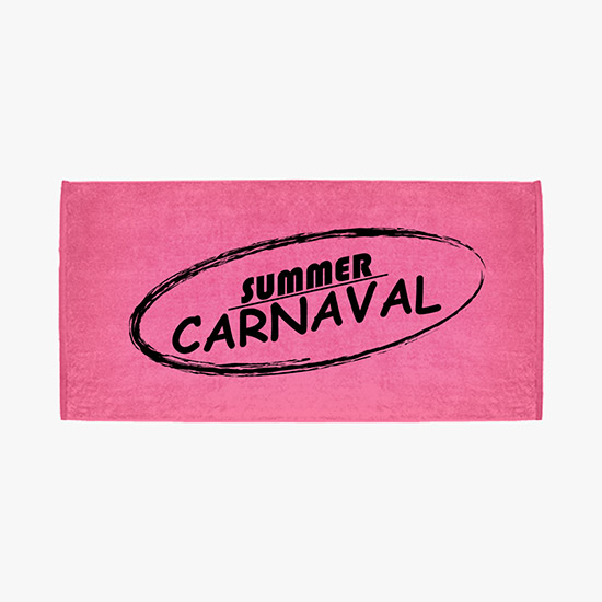 Premium Velour Beach Towel - Colored