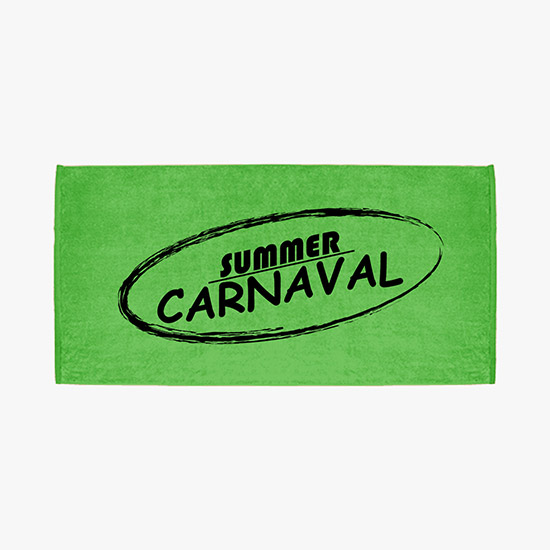 Premium Velour Beach Towel - Colored