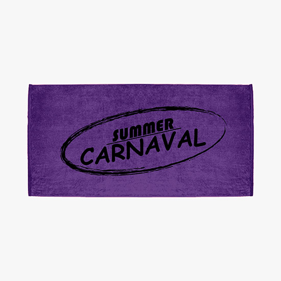 Premium Velour Beach Towel - Colored