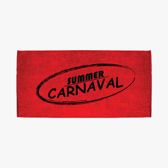 Premium Velour Beach Towel - Colored