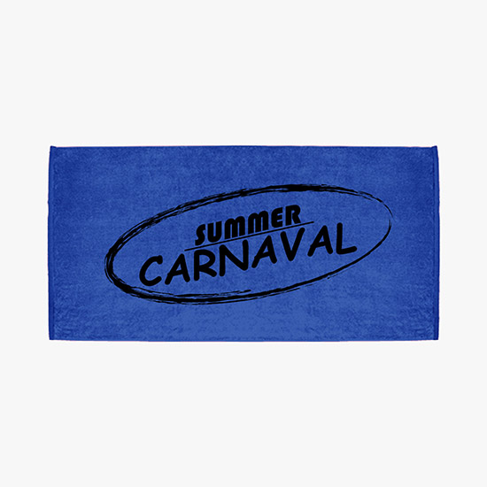 Premium Velour Beach Towel - Colored