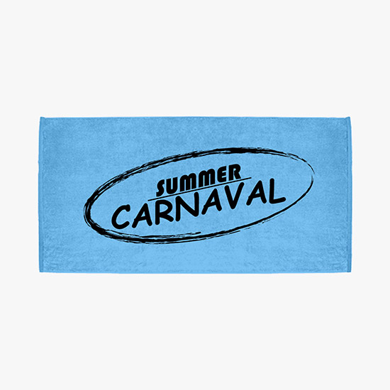 Premium Velour Beach Towel - Colored