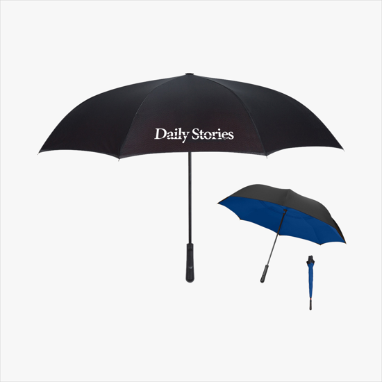 Value Two-Tone Inverted Umbrella - 48 Arc