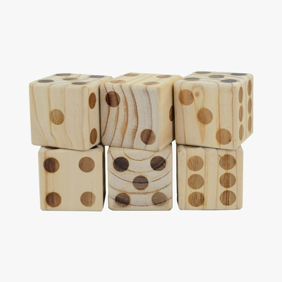 Oversize Wooden Yard Dice Game