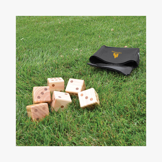Oversize Wooden Yard Dice Game