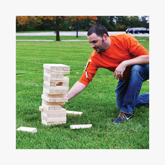 Giant Tumble Tower Game