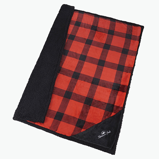 Field & Co.® Buffalo Plaid Sherpa Blanket