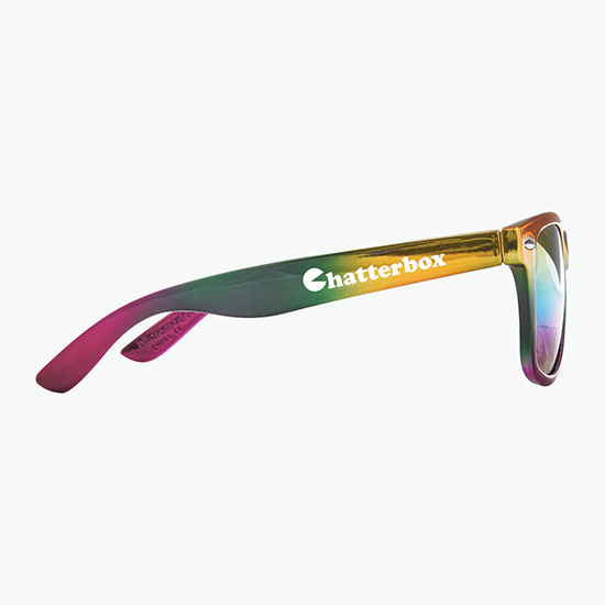 Metallic Rainbow Malibu Sunglasses - 24-Hour Production