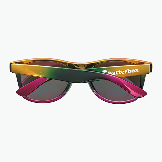 Metallic Rainbow Malibu Sunglasses - 24-Hour Production