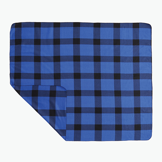 Buffalo Plaid Fleece Blanket - Full Color