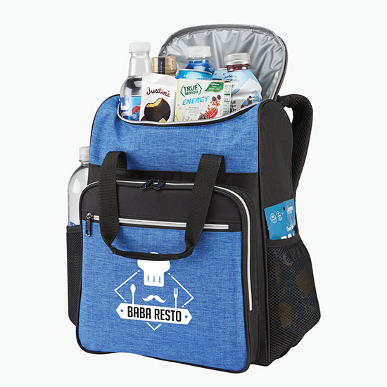 Yelly 24-Can Heather Backpack Cooler - 24-Hour Production