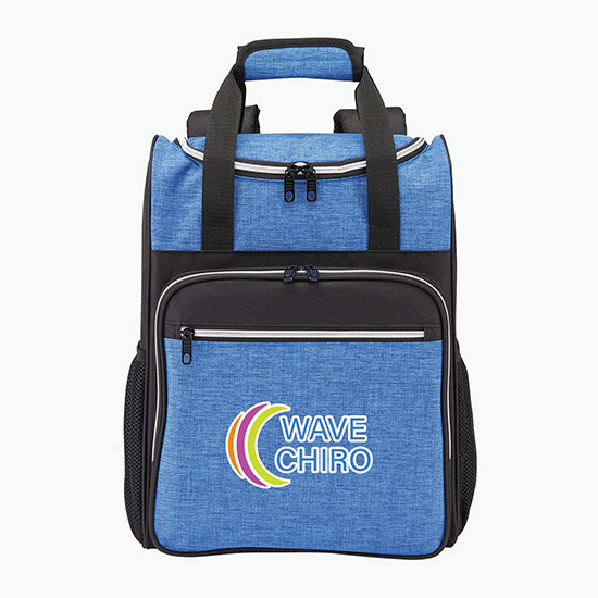Yelly 24-Can Heather Backpack Cooler - Full Color