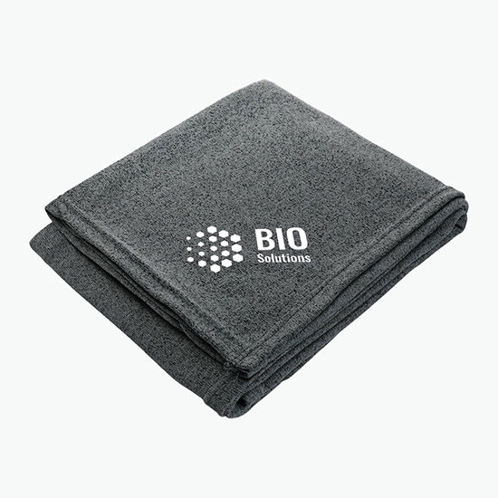 Heathered Fleece Blanket - 24-Hour Production