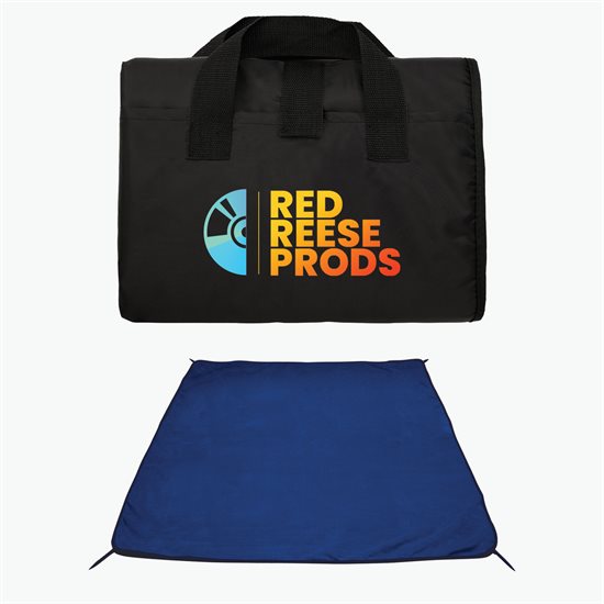 Water Resistant Picnic Blanket with Stakes - Full Color