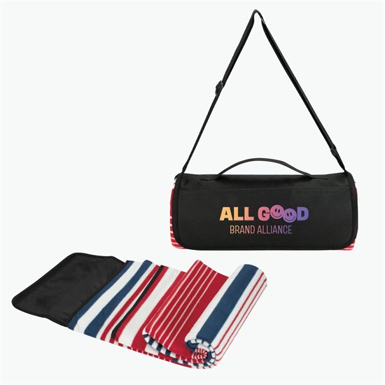 Shoulder Strap Picnic Blanket - Full Color