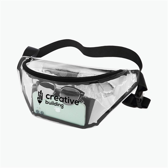 Clear Single-Zip Fanny Pack