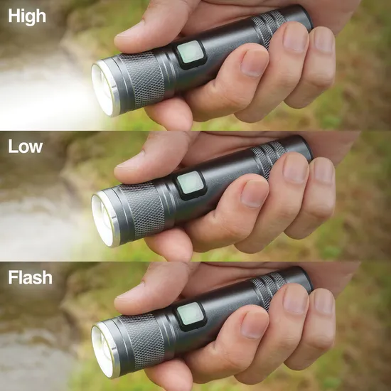 Rechargeable COB Pocket Flashlight