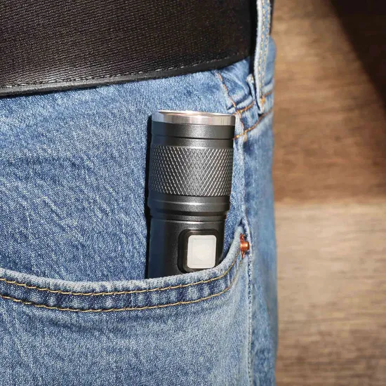 Rechargeable COB Pocket Flashlight