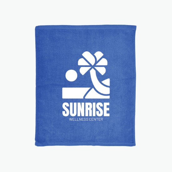 15 x 18 Hemmed Cotton Rally Towel - 24-Hour Production