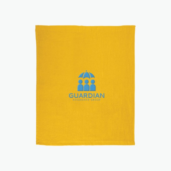 15 x 18 Hemmed Cotton Rally Towel - Embroidered