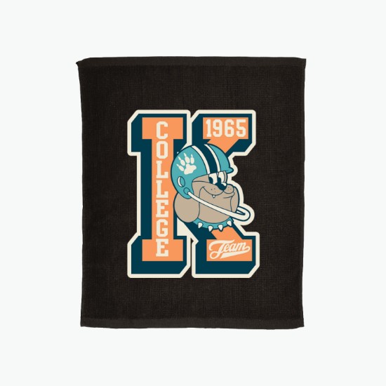 15 x 18 Hemmed Cotton Rally Towel - Full Color