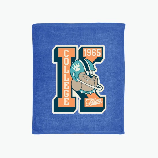 15 x 18 Hemmed Cotton Rally Towel - Full Color