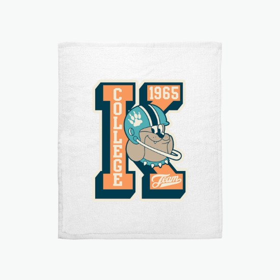 15 x 18 Hemmed Cotton Rally Towel - Full Color