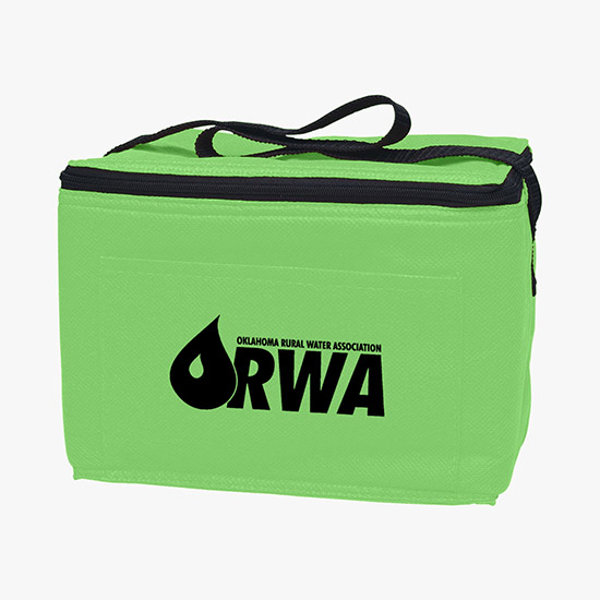 80 GSM Non-Woven 6 Pack Cooler Bag - Clearance