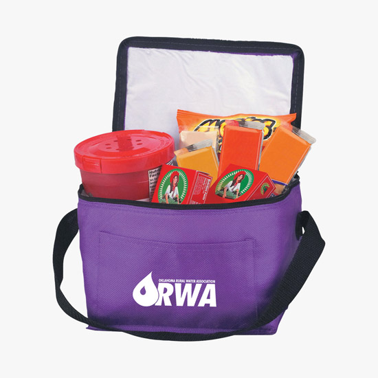 80 GSM Non-Woven 6 Pack Cooler Bag - Clearance