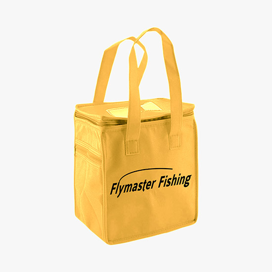 Custom Printed Promotional Lunch Bags Totes Ideal Giveaways 100 Gsm Non Woven Insulated Lunch Tote