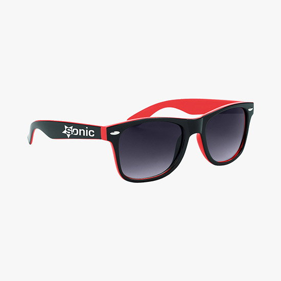 Two-Tone Malibu Sunglasses - 24-Hour Production