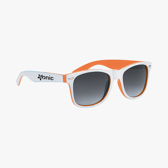 Two-Tone Malibu Sunglasses - 24-Hour Production
