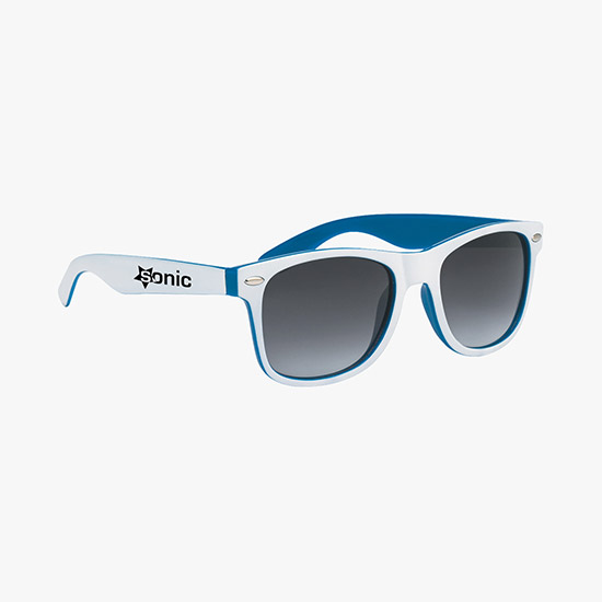 Two-Tone Malibu Sunglasses - 24-Hour Production