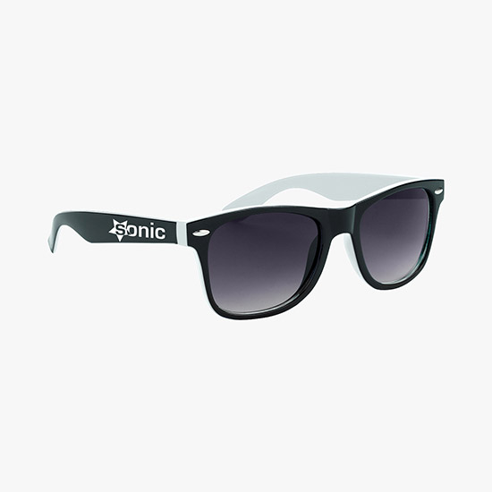 Two-Tone Malibu Sunglasses - 24-Hour Production