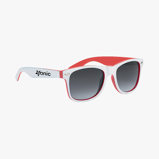Two-Tone Malibu Sunglasses - 24-Hour Production