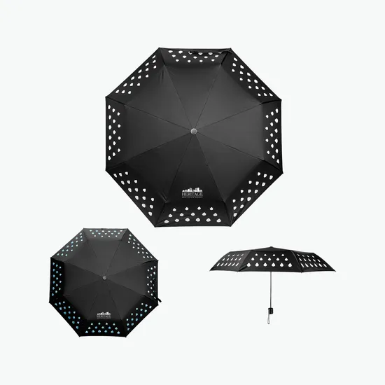 42 Inch Arc rPET Color Changing Umbrella