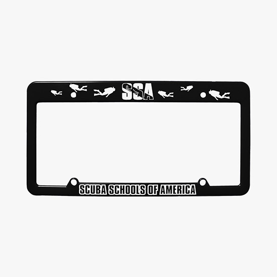 Straight Top License Plate Frame