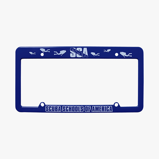 Straight Top License Plate Frame