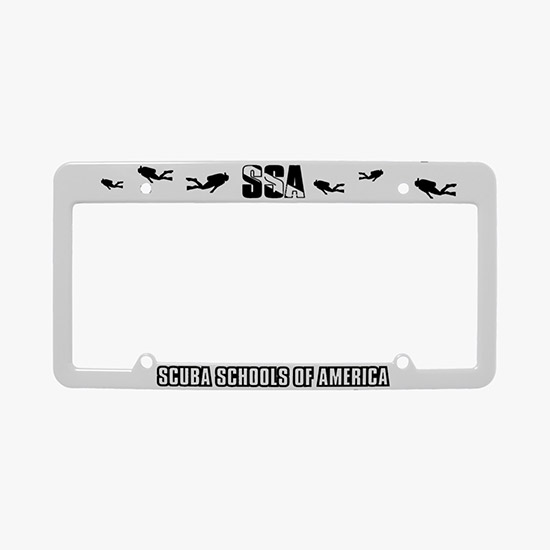 Straight Top License Plate Frame