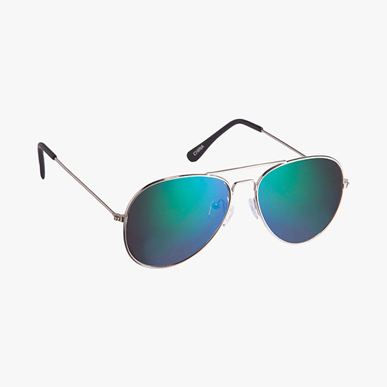 Color Mirrored Aviator Sunglasses - 24-Hour Production