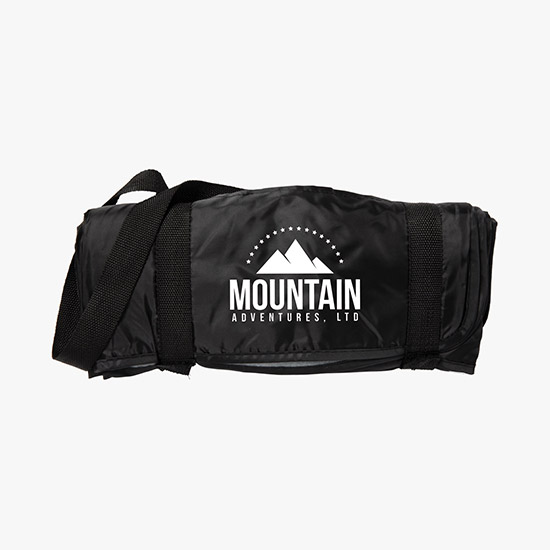 Roll Up Picnic Blanket with Carrying Strap