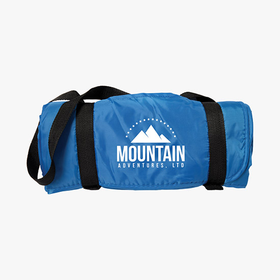Roll Up Picnic Blanket with Carrying Strap