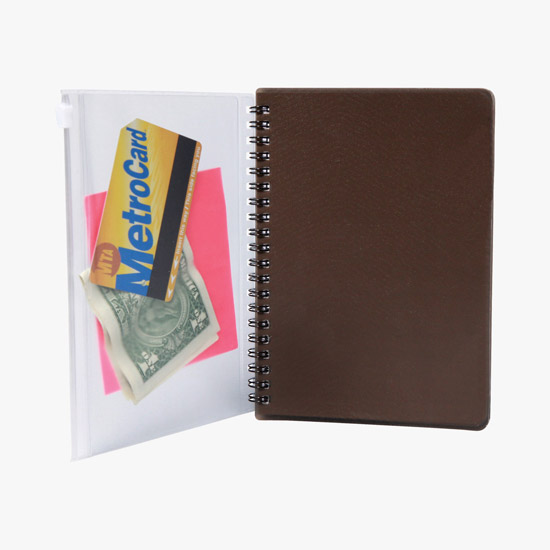 Hardcover Notebook with Pouch