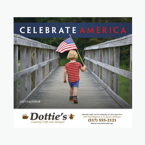Celebrate America Wall Calendar - Stapled