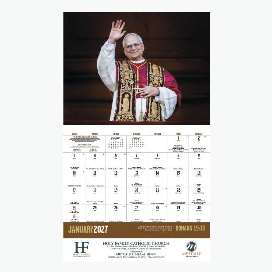 Catholic Spirit Wall Calendar - Stapled
