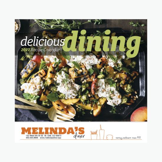 Delicious Dining Wall Calendar - Stapled